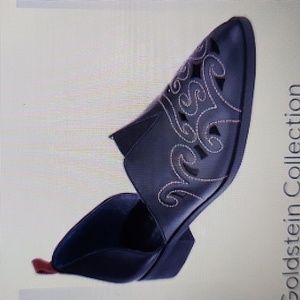 LOGO by Lori Goldstein COLLECTION Leather Perforated Slip-on Shoe
